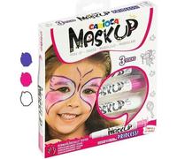 Crayons de maquillage pour petites princesses - CARIoca M Set de 3 couleurs, parfait pour créer des motifs magiques et amusants