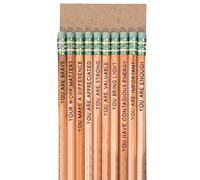 Crayons De Motivation Pour éTudiants - Crayons D'inspiration, Crayons Pour,lot De | 10 Crayons Mignons Avec éNonciations Positives Encourageantes, Fournitures Scolaires Pour Récompense