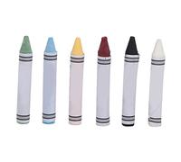 Crayons de peinture pour le corps 6 couleurs des crayons hypoallergéniques sûrs et des crayons de bricolage pour la fête de peinture de bricolage scène d'art