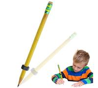 Crayons de TDAH pour enfants, crayons filetés pour ADHD avec écrou coulissant, outil de mise au point et silencieux pour autismes, enfants autistes et apaisants (1 x jaune)