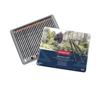 Crayons - Derwent - Graphitint - 24 Crayons - Aquarellables - Qualité Professionnelle
