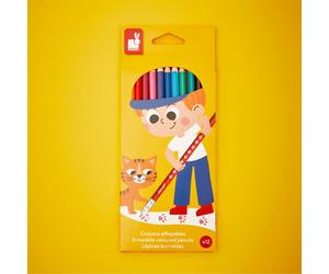 Crayons Effaçables X12 - Colo Multicolore TU