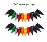 Crayons Éternels Sans Encre Pour Écriture Illimitée,Ensemble De Recharge,Fournitures Scolaires,Peinture,Document D'art - Type 24pcs Color Pen Tips