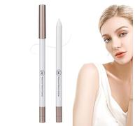 Crayons Eye-Liner Blancs,Crayon Eye-Liner | Crayon eye-liner à séchage rapide | Crayon eye-liner blanc professionnel, stylo eye-liner éclaircissant pour le ver à soie pour les femmes