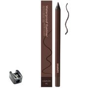 Crayons Eye-liner Occasionnels,Duo Eye-liner Waterproof 24h, Résistant à la Transpiration,Crayon Yeux Aiguisable, Eyeliner Systémique,Crayon Gel Eyeliner Lisse,Ne Bave Pas (Graphite)