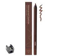 Crayons Eye-liner Occasionnels,Duo Eye-liner Waterproof 24h, Résistant à la Transpiration,Crayon Yeux Aiguisable, Eyeliner Systémique,Crayon Gel Eyeliner Lisse,Ne Bave Pas (Slate)