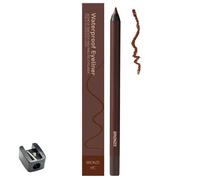 Crayons Eye-liner Occasionnels,Duo Eye-liner Waterproof 24h, Résistant à la Transpiration,Crayon Yeux Aiguisable, Eyeliner Systémique,Crayon Gel Eyeliner Lisse,Ne Bave Pas (Bronze)
