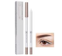 Crayons eyeliner blancs, crayon eyeliner - Eyeliner lisse naturel, crayon eyeliner blanc durable et imperméable, pour mettre en valeur sous les yeux et pour le maquillage des cils