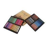 Crayons fluorescents ensemble de craie pour cheveux 12 24 36 48 pièces outil de teinture de cheveux jetable peinture pastel Graffiti croquis poupée coloration à la main couleurs (48 couleurs)
