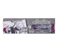 Crayons graphite - Dessin - Cretacolor - Graphite Pocket Set - Boîte de 9 pièces