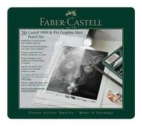 Crayons graphite - Dessin - Esquisse - Faber-Castell - Pitt Graphie Mate - Boite 20
