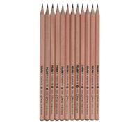 crayons graphite HB 17,5 x 0,7 cm boismarron 12 pièces