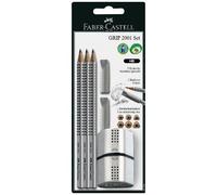Crayons Graphite - Hb - Dessin - Esquisse - Inclus 2 Gommes + Taille-Crayons - Faber-Castell