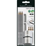 Crayons Graphite - Hb - Dessin - Esquisse - Inclus 2 Gommes + Taille-Crayons - Faber-Castell