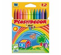 Crayons gras de couleur Bic Multicouleur