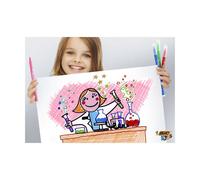 Crayons gras de couleur Plastidecor Kids Caisse Multicouleur