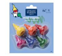 Crayons - LEFRANC & BOURGEOIS - Assortiment 6 pièces - Multicolore - Plastique - Pour enfants à partir de 3 ans