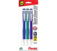 Crayons m caniques Pentel Twist Erase III Premium 0,5 mm - Lot de 3 corps assortis (vert, bleu et violet)
