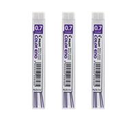 Crayons Mécaniques Effaçables Avec Plomb, 3 Tubes, Couleurs Pilotes, Eno, 8 Couleurs, 0.7mm, Pour Dessin, Recharge, Plcr-7