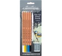 CRETACOLOR Fine Art Crayons pastel à haute résistance à la lumière, 7 pièces, résistance particulière à la lumière, résultat de couleur brillant, non toxique