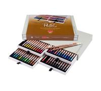 Crayons Pastel - Bruynzeel - Boîte de 48 - Couleurs Assorties - Haute Qualité - Mixte