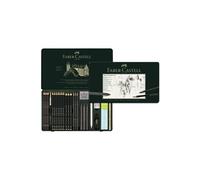 Crayons Pitt graphite boite en métal 26 pièces