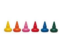 Crayons Plastique Toupie Coloris Assortis - Boite De 42 G