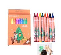 Crayons Pour | 8 Pièces Artistiques Cadeaux Fête De Noël - Crayons Colorés Pour Les Parties Matériel Scolaire Pour Les | Pour L'âge Préscolaire Hommes Femmes Salle D'école Maternelle