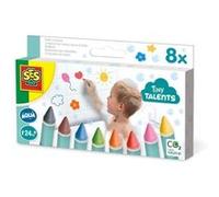 Crayons pour baignoire - SES CREATIVE - 13050 - 8 couleurs - Multicolore - Pour enfants Multicolore