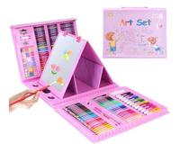 Crayons pour livres de coloriage pour adultes - 208 pièces Outils de peinture portables - Set de peinture pour adultes | Pour voyage, maison, voiture, bureau, étude, extérieur, école maternelle Mura