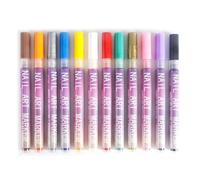 Crayons pour nail art - Crayons acryliques à séchage rapide pour une décoration efficace des ongles - Gain de temps pour les femmes occupées - Stylos de contour de manucure élégants