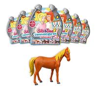 CRAZE Bibi et Tina Figurine à Collectionner Pack de 6 Pochette Surprise Figurine Cheval ou Cavalier Jouets Chevaux Petite Figurine Jouet Enfant 41260