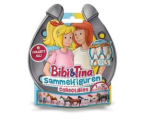 CRAZE Bibi & Tina Figurines à Collectionner Pochette Surprise Figurine Cheval ou Cavalier Jouets Chevaux Petite Figurine Jouet Enfant 19245