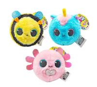 Craze BOUNZZ Trio - Lot de 3 Peluches Amusantes et rebondissantes, Peluche fantaisiedès 3 Ans - Nova, Boinky & Ziggy, 3 Couleurs