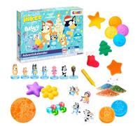 CRAZE Calendrier de l’Avent Bluey 2026 - 24 surprises pour le bain | 24 surprises Bluey : bombes de bain, perles, savons, tatouages, jeu mémo, crayons de bain et autres activités