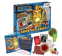 CRAZE Calendrier de l'Avent 2022 EXIT CHALLENGE JUNIOR Escape Game Le mystérieux parc de loisirs Calendrier de Noël Calendrier créatif pour enfants LANGUE ALLEMANDE 33425