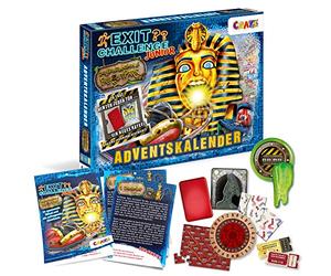 CRAZE Calendrier de l'Avent 2022 EXIT CHALLENGE JUNIOR Escape Game Le mystérieux parc de loisirs Calendrier de Noël Calendrier créatif pour enfants LANGUE ALLEMANDE 33425