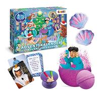 CRAZE Calendrier de l'Avent 2025 pour enfants, Tiktok-Star Emir Bayrak Mermaid Toy Calendrier de Noël pour enfants avec boules de bain Inkee, mélange compund et contenu exclusif