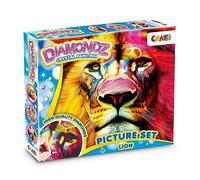 CRAZE DIAMONDZ - Diamond Painting Kit Lion, Peinture Diamant 5D Tableau 25x35cm, Broderie Diamant DIY, LION 25x35cm