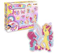 CRAZE DIAMONDZ Lot d'autocollants licorne Galupy - Kit de peinture diamant pour enfants - Kit de bricolage de mosaïque pour enfants - 9 couleurs