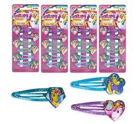 CRAZE GALUPY Barettes Cheveux Fille Set XXL 24x Pinces cheveux Accessoires Cheveux Motif Licorne Bijoux Cheveux Enfant Accessoires de coiffure UNICORN HAIR CLIP 29664
