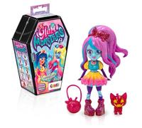 CRAZE Glam MONSTARS - Poupée articulée Gothique avec Tenue Tendance, Animal de Compagnie & Sac à Main, Poupée Monstre à Collectionner