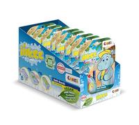 CRAZE INKEE HIPPO Fun Beach Pack de 8 x Bombes de bain enfant avec jouet de bain Hippopotame à l'intérieur, arôme pastèque, testé dermatologiquement