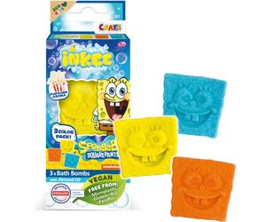 Craze INKEE SpongeBob bombe de bain pour enfant 3x15 g