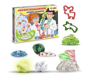 CRAZE Magic Dough Calendrier de l'Avent de Jouet 2024 Calendrier de l'Avent enfant Pate a modeler pour Enfant 3 ans et + Cadeaux Noël Anti Stress Jeux garcon et fille