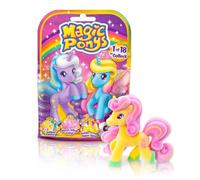 Craze Magic PONYS - 1x Figurine de Poney avec Tatouages Magiques et Accessoires, 18x Jouet Poney Magiques à Collectionner, Figurines pour Enfants de Petit Pony