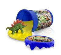 CRAZE Magic Slime DINOREX Kit Slime Enfant avec Dinosaure Jouet - Boîte de Slime 110ml - 6 Couleurs aléatoire & Figurine Dinosaure à l'intérieur, sans résidu, Facile à Nettoyer