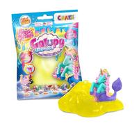 CRAZE Magic Slime GALUPY Mermaid - Slime Enfant 75ml dans Un Sachet refermable avec Figurine de Licorne à nageoire de sirène - Jouet Licorne Fille