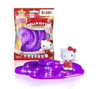 CRAZE Magic Slime Hello Kitty - Slime Enfant 75ml dans Un Sachet refermable avec Figurine Hello Kitty à Collectionner, Rose, Violet, Parme, Blanc, Jaune, Orange