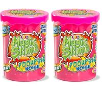 CRAZE Magic Slime POOPSIE Noise Kit Slime Enfant Bruits de Pets Pate a prout 100 g Pate Slime sans résidu Facile à Nettoyer (Lot de 2)